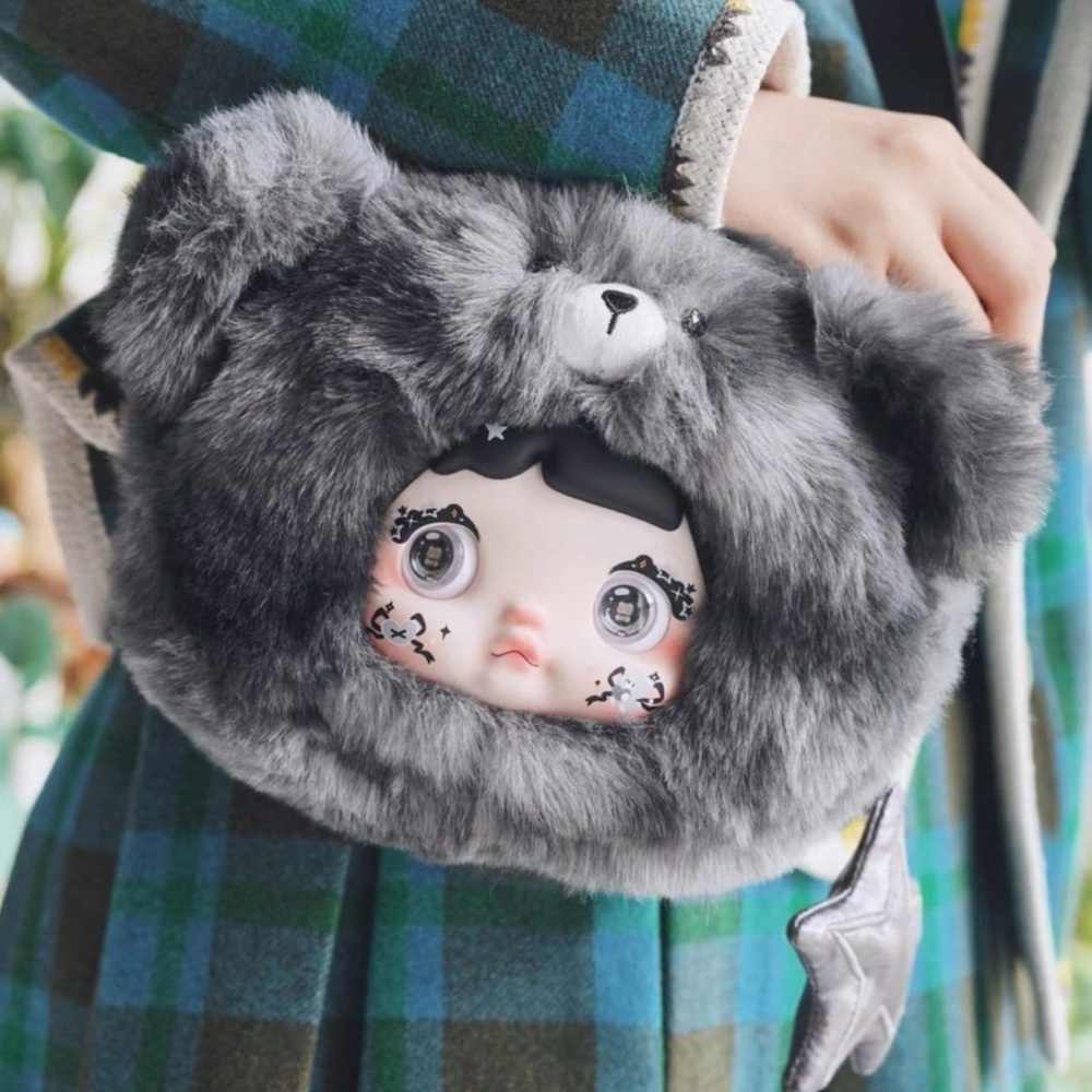 👜 NEW Nommi Plush Starlight Bear Character Purse – Brand New